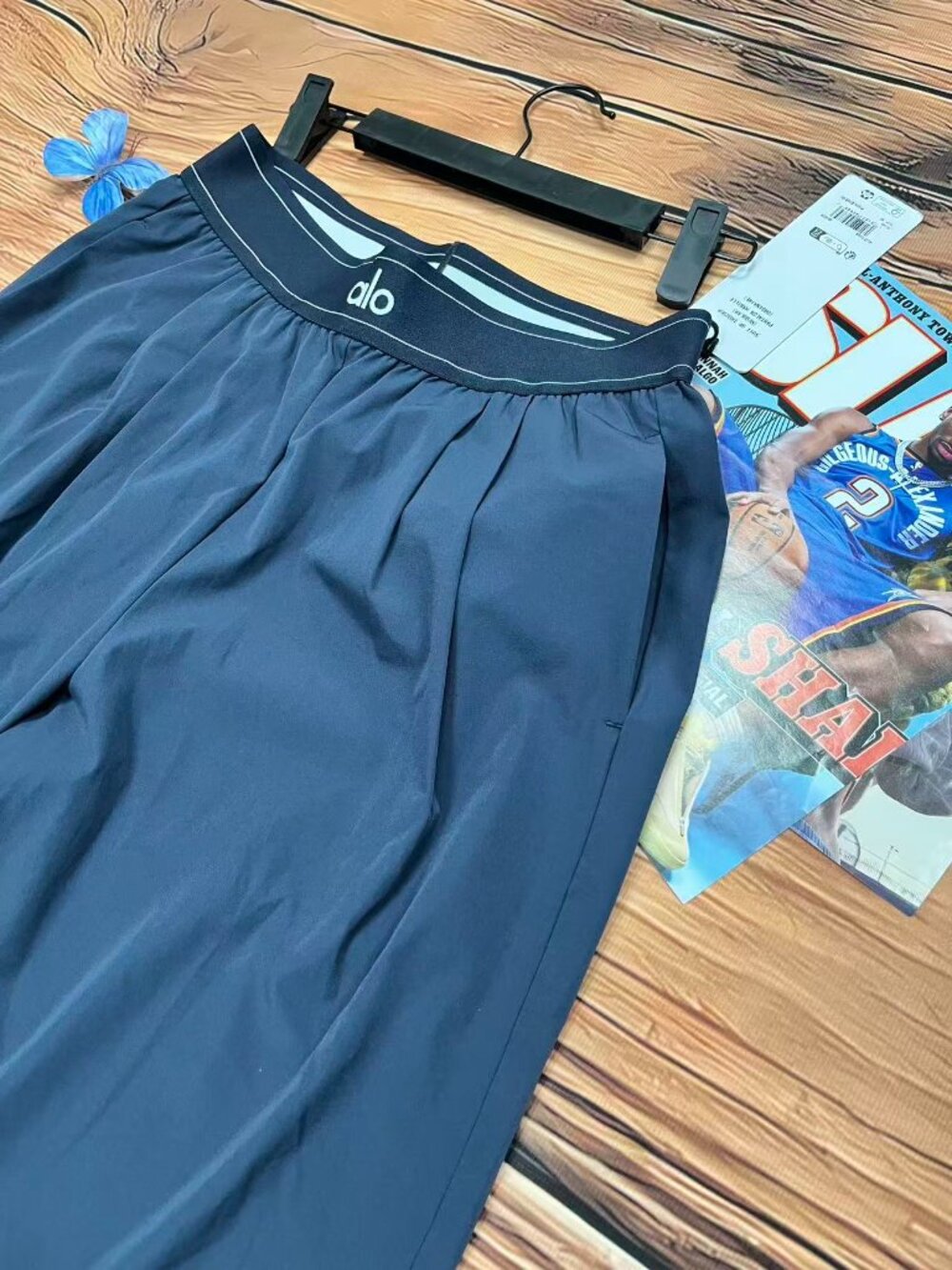 New💥ALO Yoga Suit Up Pants Navy | Regular 30" Inseam XS - Picture 6 of 7